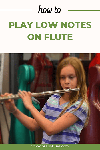 How To Play Low Notes On Flute